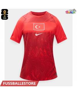 Günstige Türkei Heimtrikot Damen WM 2026 Kurzarm